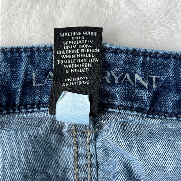 Lane Bryant Genius Fit Straight Leg Classic Blue Men's Jeans 16 Regular - Picture 10 of 10